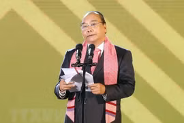 Ouverture de la première fête de la brocatelle du Vietnam 