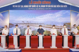 Mise en chantier du projet d'amélioration de la Nationale 10 à Hai Phong
