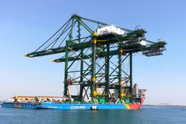 Doosan Vina exporte trois grues RMQC "made in Vietnam" vers l'Inde