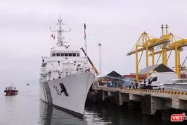 Le navire ICGS VIJT des Garde-côtes indiens à Da Nang