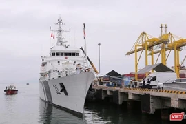 Le navire ICGS VIJT des Garde-côtes indiens à Da Nang