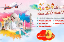 Vietjet lance une grande promotion pour célébrer sa 17e route Vietnam-Inde