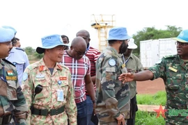 Maintien de la paix: l'Unité de génie militaire n°1 reçoit la mission dès son arrivée à Abyei