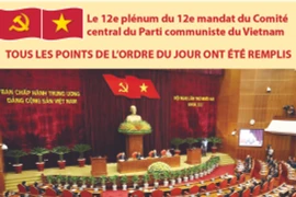 Le 12e plénum du 12e mandat du Comité central du Parti communiste du Vietnam