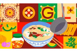 Le "pho" vietnamien à l'honneur sur Google Doodle