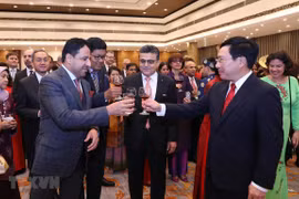 Tet traditionnel : rencontre avec le corps diplomatique à Hanoï