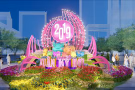 Hô Chi Minh-Ville: la rue florale printanière Nguyên Huê pour le Têt 2019 