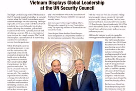 The Washington Times: le Vietnam affirme de plus en plus son rôle dans les questions mondiales