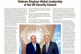The Washington Times: le Vietnam affirme de plus en plus son rôle dans les questions mondiales
