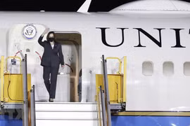 Premières images : quand la vice-présidente américaine est arrivée au Vietnam
