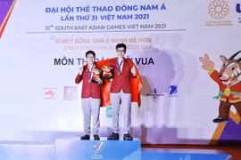 SEA Games 31: l'équipe d'échecs du Vietnam remporte au total sept médailles d'or