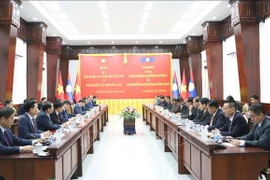 Panorama de l'entretien. Photo: VNA