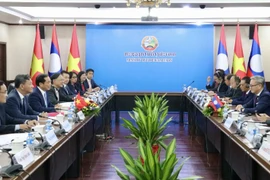 Panorama de la 11e consultation politique au niveau de ministre des Affaires étrangères Vietnam-Laos. Photo: ministère des Affaires étrangères