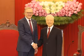 L'Australie apprécie hautement les contributions du secrétaire général Nguyen Phu Trong aux relations entre les deux pays