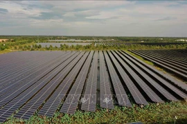Centrale solaire Europlast Long An, commune de My Thanh Bac, district de Duc Hue, province de Long An. Photo d'archives: VNA