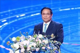 Le Premier ministre Pham Minh Chinh lors de l'événement. Photo: VNA