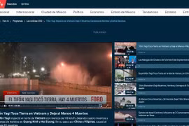 Chaîne de télévision mexicaine FORO. Photo capture d'écran