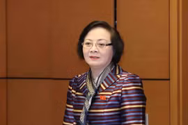 La ministre de l'Intérieur, Pham Thi Thanh Tra. Photo: VNA