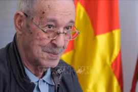 Cherfaoui Tayeb, président de l'Association d'amitié Algérie-Vietnam. Photo: VNA