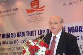Célébration des 50 ans des relations diplomatiques entre le Vietnam et l'Autriche