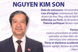 Ministre de l'Education et de la Formation: Nguyen Kim Son