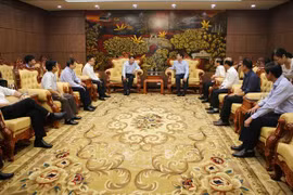 Une délégation de la VNA effectue une visite de travail dans la province de Quang Tri