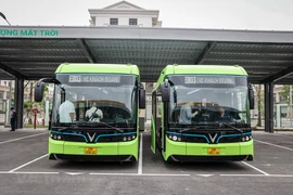Premier modèle de bus électrique testé au Vietnam