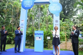 Inauguration d’une station de mesure de la qualité de l'air à Hanoï