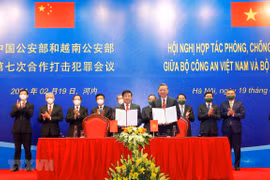 Le Vietnam et la Chine renforcent la coopération dans la lutte anti-criminalité 