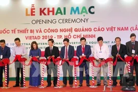 Ouverture du salon de la publicité VietAd 2019 à Ho Chi Minh-Ville