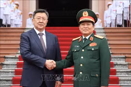 Le ministre de la Défense de la Mongolie en visite officielle au Vietnam