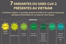 7 nouvelles variantes du SARS-CoV-2 présentes au Vietnam