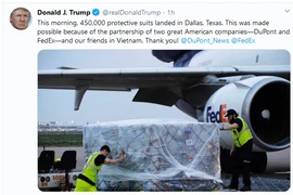 Donald Trump estime la coopération avec le Vietnam dans la lutte contre la pandémie de COVID-19