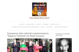Lancement du site web de l'Association d'amitié Venezuela-Vietnam