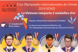 Le Vietnam brille aux Olympiades internationales de chimie 2019