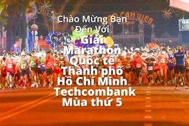 Le 5e Marathon international Techcombank 2021 sur le départ à Hô Chi Minh-Ville
