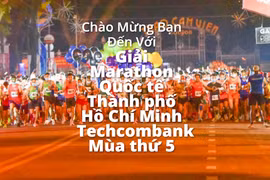 Le 5e Marathon international Techcombank 2021 sur le départ à Hô Chi Minh-Ville