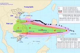 La tempête Saudel a touché les provinces centrales le 25 octobre 