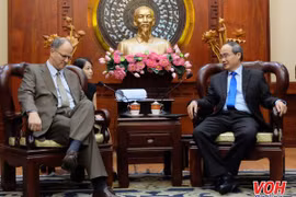 Un dirigeant de Ho Chi Minh-Ville reçoit l'ambassadeur allemand