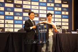 L’attaquant vietnamien Cong Phuong recruté par le club sud-coréen Incheon United