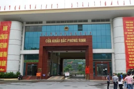 COVID-19 : Suspension du dédouanement au poste frontalier de Bac Phong Sinh à Quang Ninh