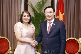 Le président de l’AN rencontre la gouverneure du Davao oriental (Philippines)