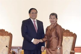 Le PM Pham Minh Chinh reçoit la vice-Première ministre cambodgienne Men Sam An
