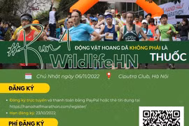 Une course à pied pour la faune aura lieu en novembre