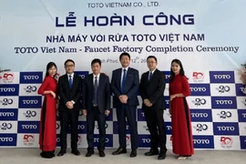 Achèvement de la construction de l'usine de robinets Toto Vietnam 