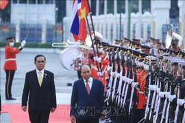 La Thaïlande tient une cérémonie d’accueil du président Nguyên Xuân Phuc