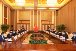 Entrevue Nguyen Phu Trong - Li Zhanshu