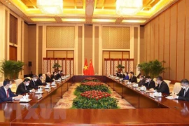 Entrevue Nguyen Phu Trong - Li Zhanshu