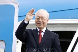 Le secrétaire général du Parti Nguyen Phu Trong quitte Hanoï pour une visite officielle en Chine