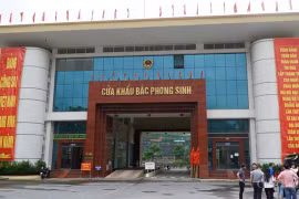 COVID-19 : Suspension du dédouanement au poste frontalier de Bac Phong Sinh à Quang Ninh